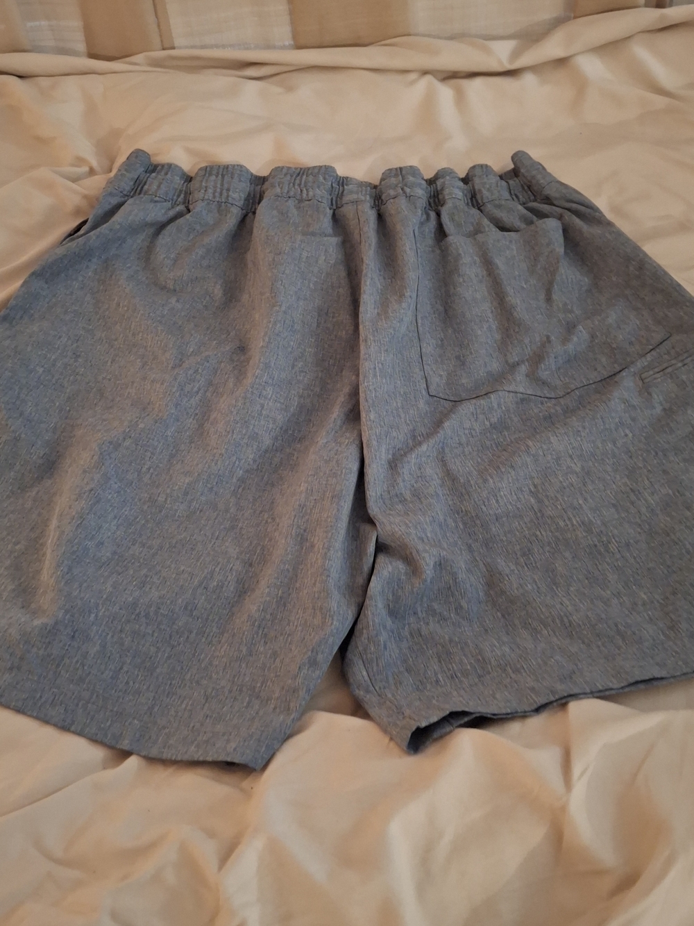 George Women's Blue Heathered Casual Shorts - Picture 7 of 9